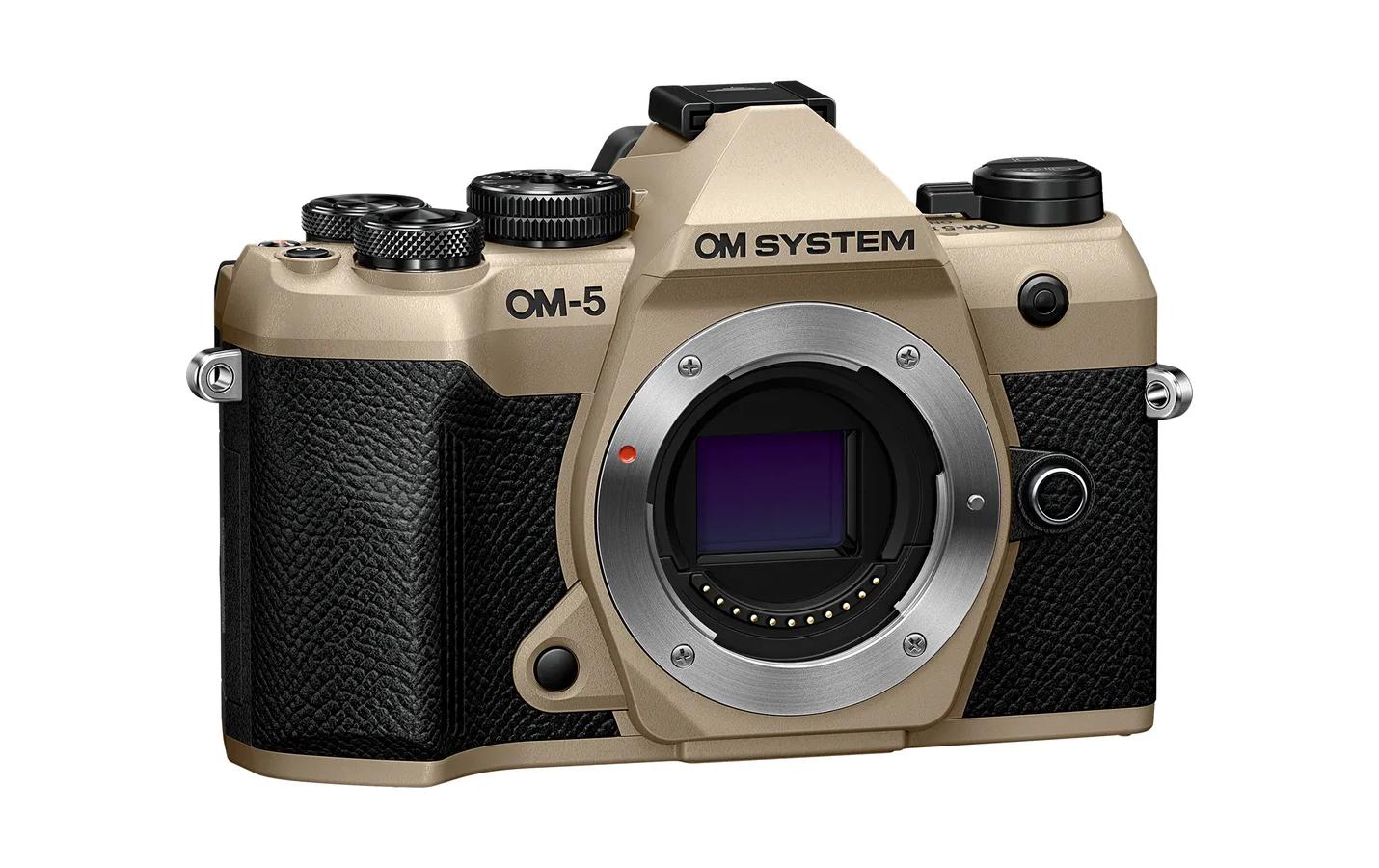 Fotokamera OM-5 II Body Sand Beige<br>Ultrakompakte, leichte spiegellose Kamera