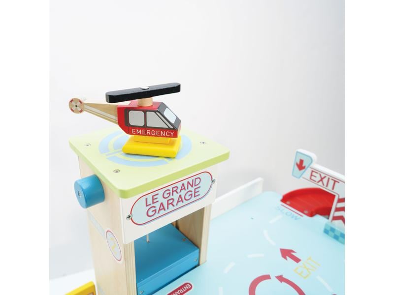 LE TOY VAN Spielzeuggarage Die grosse Garage Spielzeuggarage mit 3 Ebenen