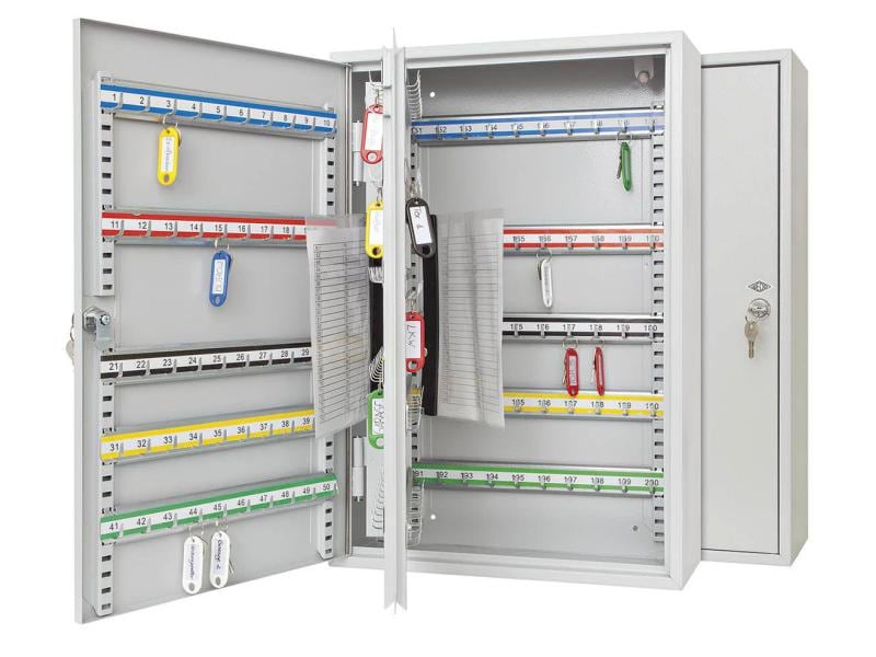 WEDO Schlüsselkasten mit Schlüsselöffnung, 200 Schlüssel Schlüsselschrank
