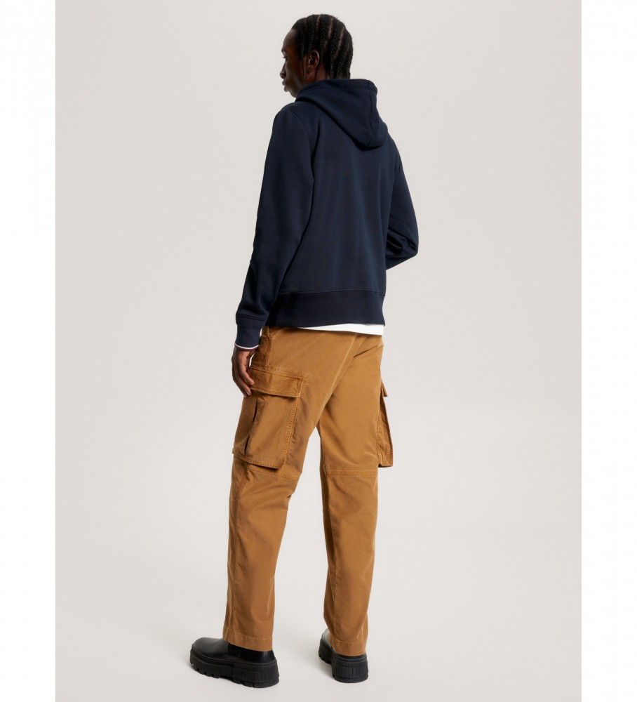 Moletom Tommy Hilfiger com Logo nas Pontas Azul Marinho