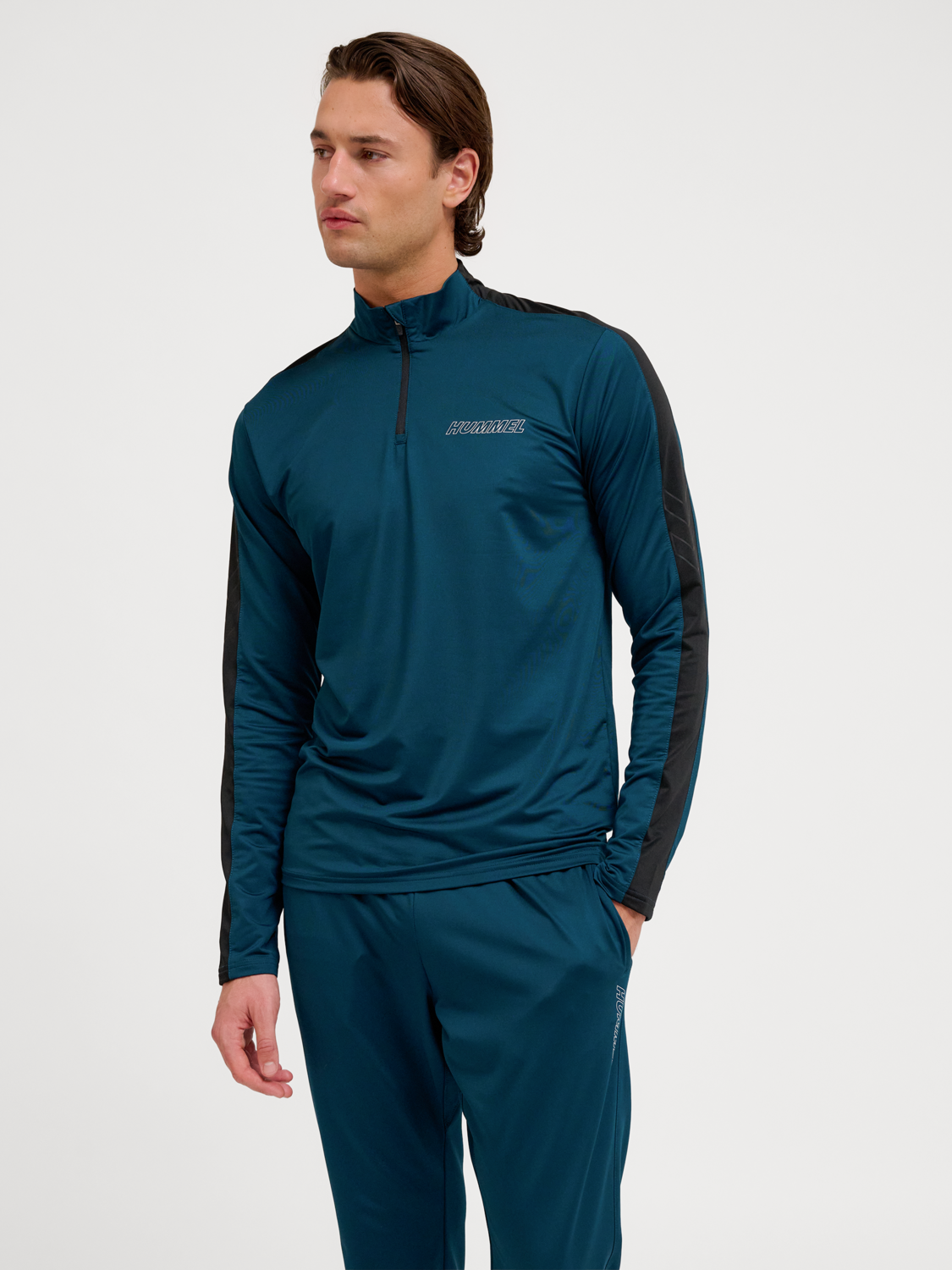 hmlTE STRENGTH PL HALF ZIP