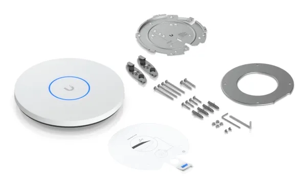 Ubiquiti UniFi U7 Pro XG - Trådløs forbindelse - 2.5GbE, 5GbE, 10GbE, Wi-Fi 7 - Wi-Fi 7 - 2.4 GHz, 5 GHz, 6 GHz - væg/loftsmonterbar