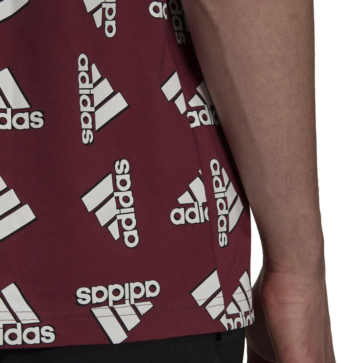 adidas Essentials Loose Giant Logo T-shirt Rød