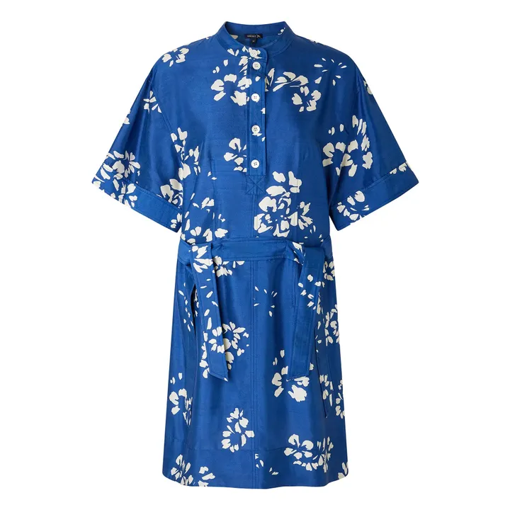 Soeur Robe Wanda Soie | Bleu