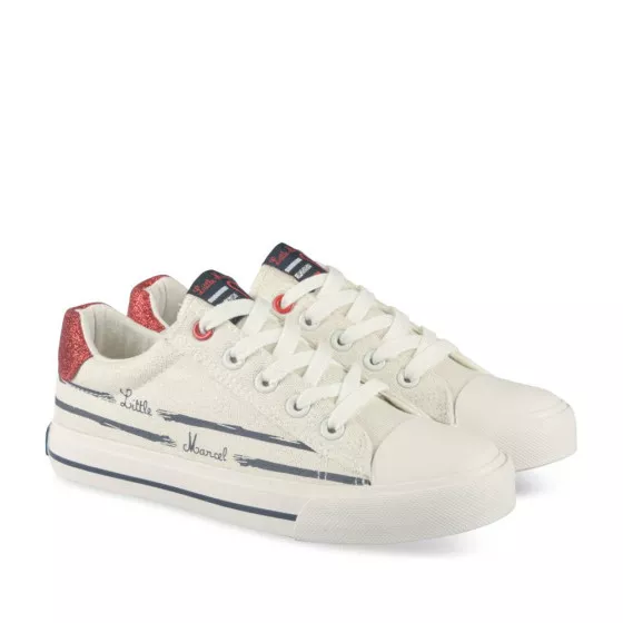 Baskets BLANC LITTLE MARCEL