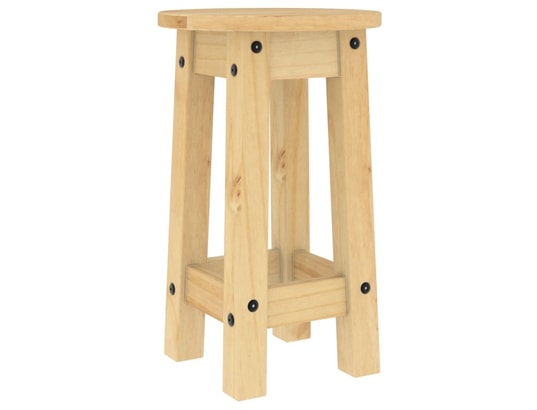 VIDAXL - Ensemble table et chaises Tabourets de bar lot de 2 bois massif de pin