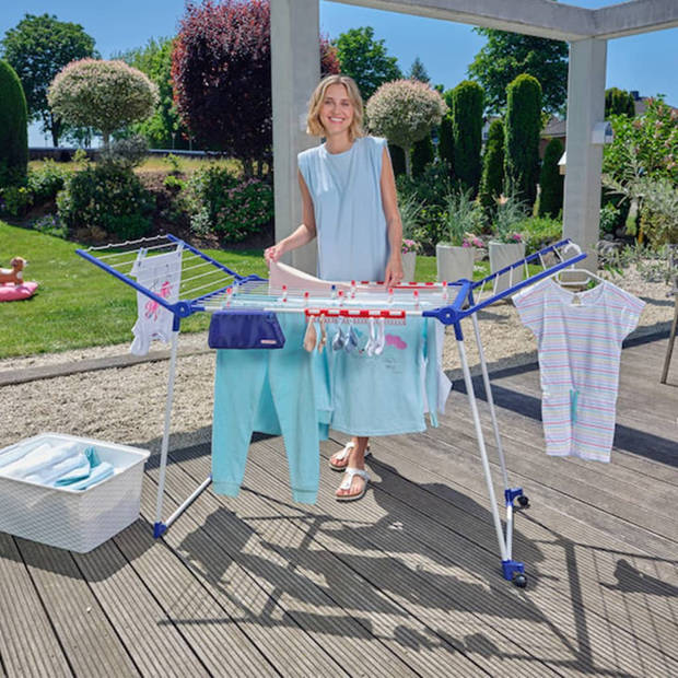 Leifheit - Droogrek Pegasus 200 Solid Deluxe Mobile - 20 m drooglengte