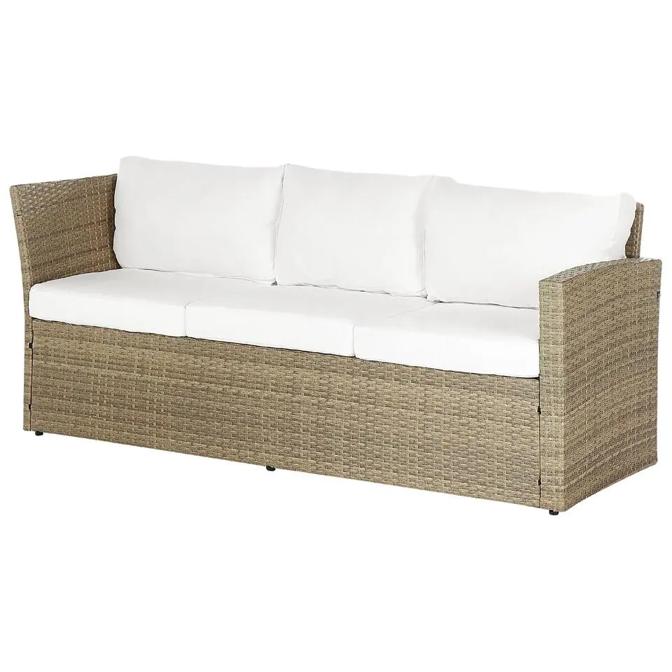 BARDI - Loungeset voor 5 - Wit - PE rotan