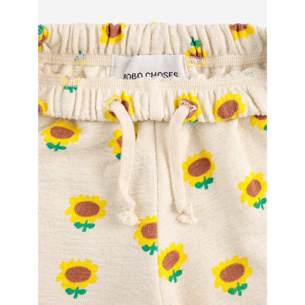 Køb Bobo Choses Beige Sunflower All Over Jogging Bukser