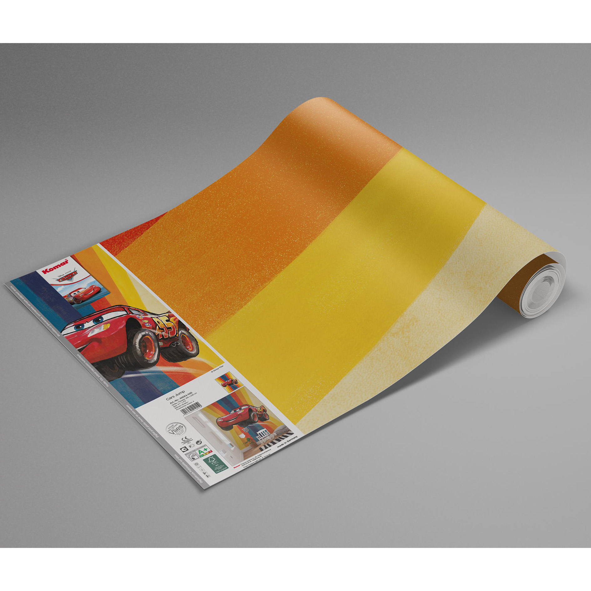 Vlies-Fototapete CARS JUMP - bunt - 200x280 cm