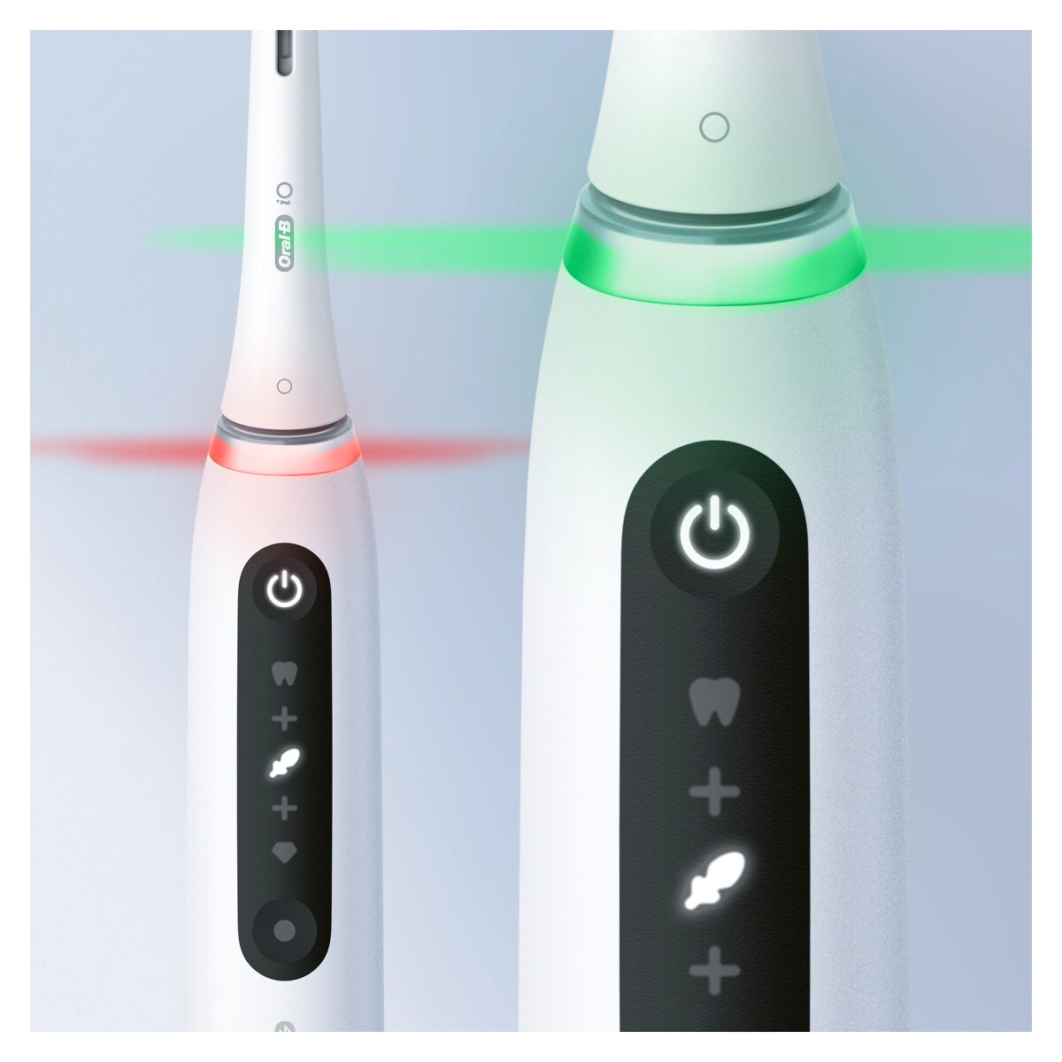 Oral-B iO Series 5, elektrische Zahnbürste mit Magnet-Technologie, 5 Putzmodi, LED-Anzeige & Reiseetui, Quite White