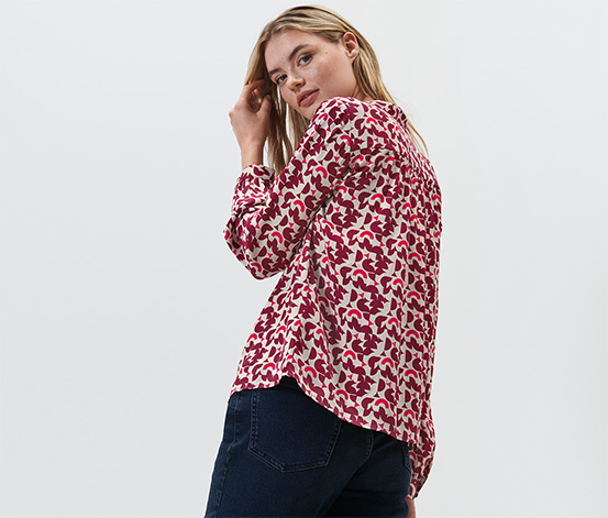 Bedruckte Bluse