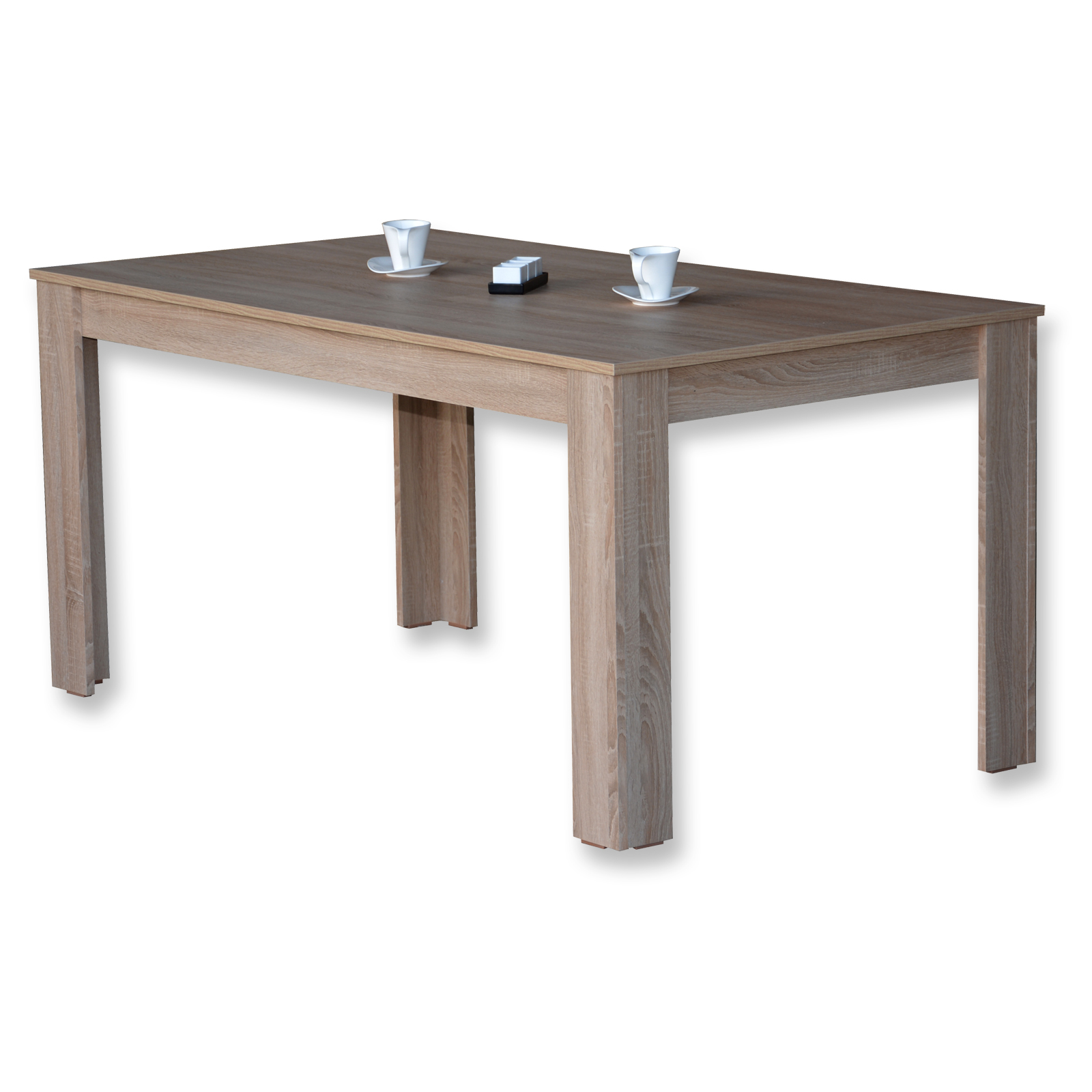 Esstisch - Eiche Sonoma - ausziehbar - 160x90 cm