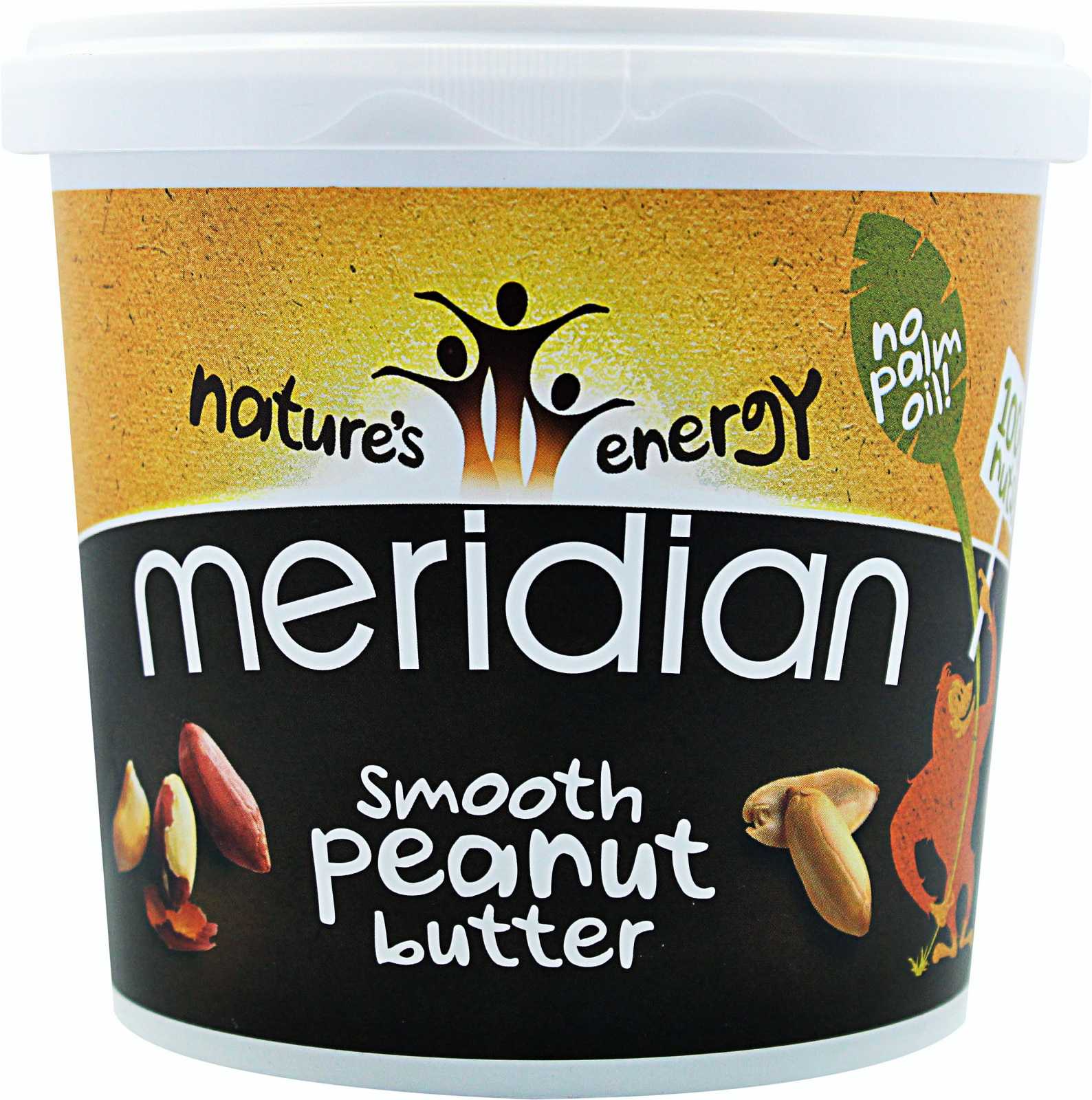 Manteiga de amendoim Meridian Foods 280g