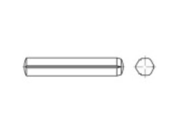 TOOLCRAFT 136327 Zylindersøm (Ø x L) 10 mm x 80 mm Stål 25 stk