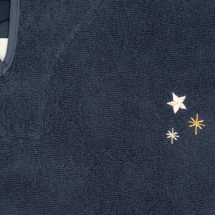 Konges Sløjd - Frottee Poncho, 12-18 Monate, blue nights