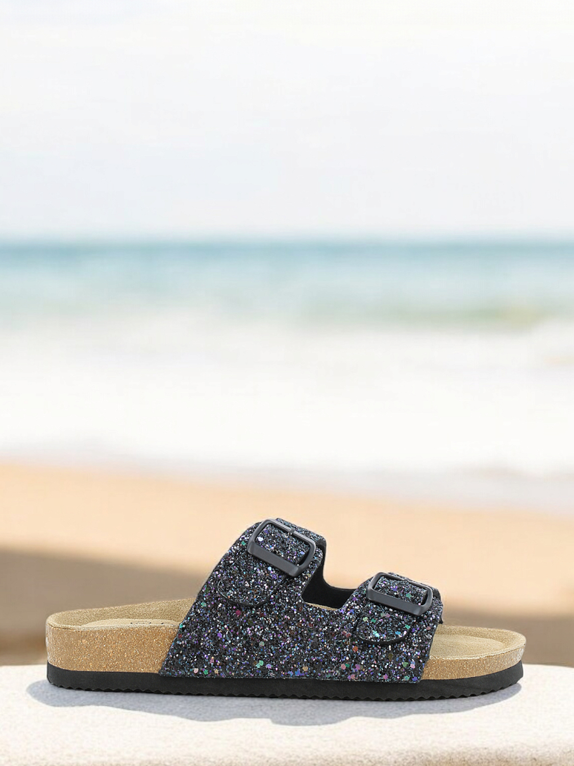 CPH Comfort Bio 2 strap Navy Glitter