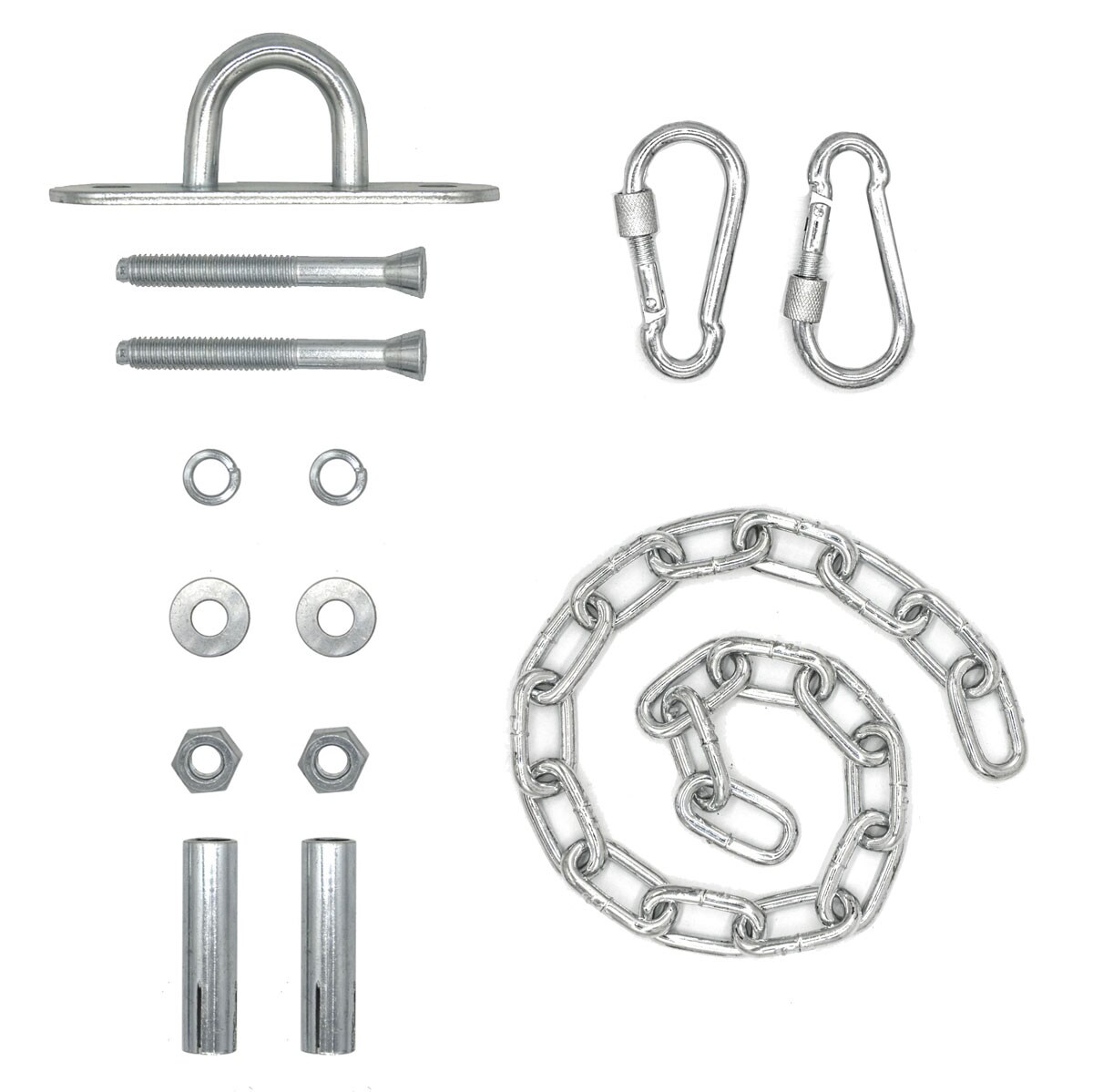230kg Hängesessel Kette mit Deckenhaken - 66cm Aufhängung für Boxsack Hängematte