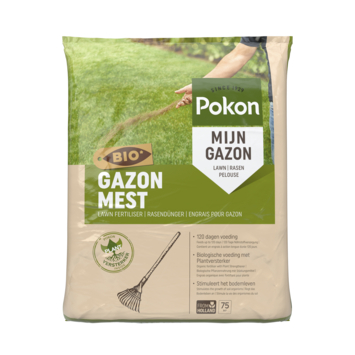 Pokon Bio gazonmest 5 kg voor 75 m²