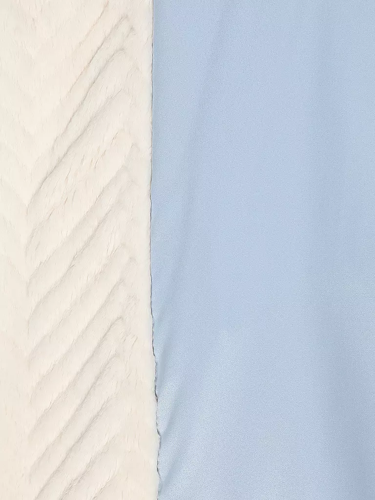 MARC CAIN Mantel in Felloptik  creme