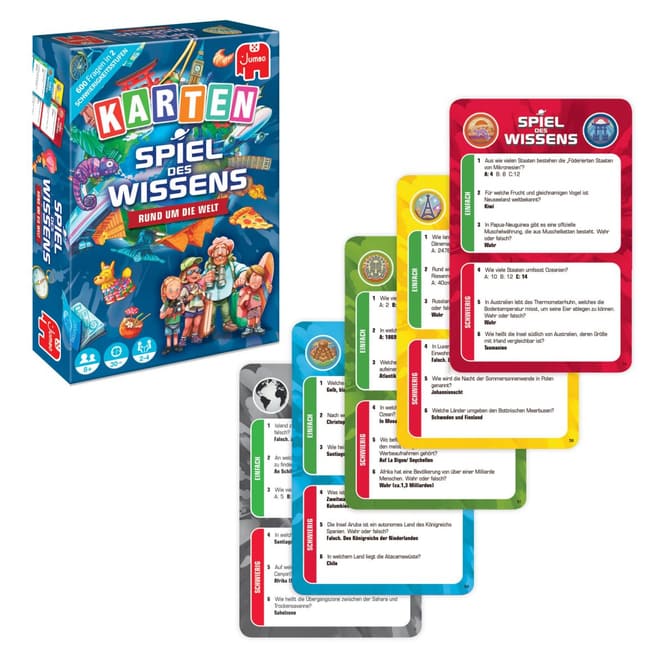 Spiel des Wissens - Rund um die Welt - Kartenspiel