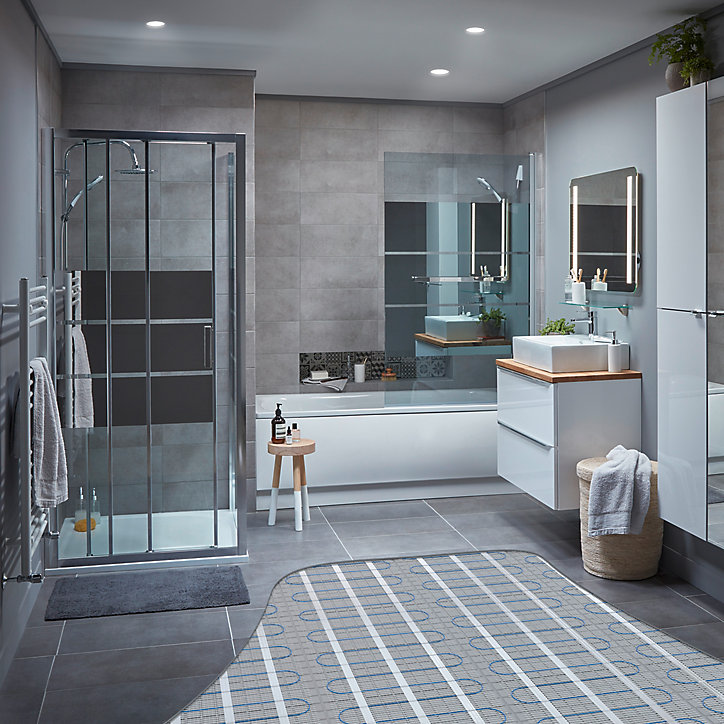 Chauffage par le sol électrique pour carrelage 2 m²