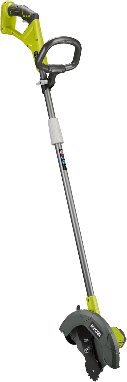 RYOBI 18 V ONE+ Akku-Rasenkantenschneider RY18EGA-0 (Verstellbarer Griff, 22 cm Messer, 4-stufige Schnitthöheneinstellung, ohne Akku und Ladegerät)