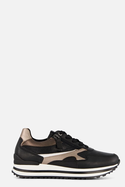 Gabor Sneakers zwart Leer