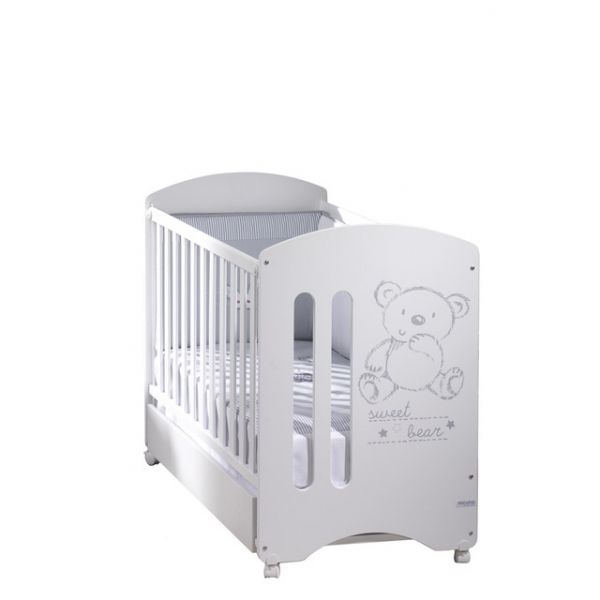 Berço Micuna (60 X 120 cm) Sweet Bear Basic Branco