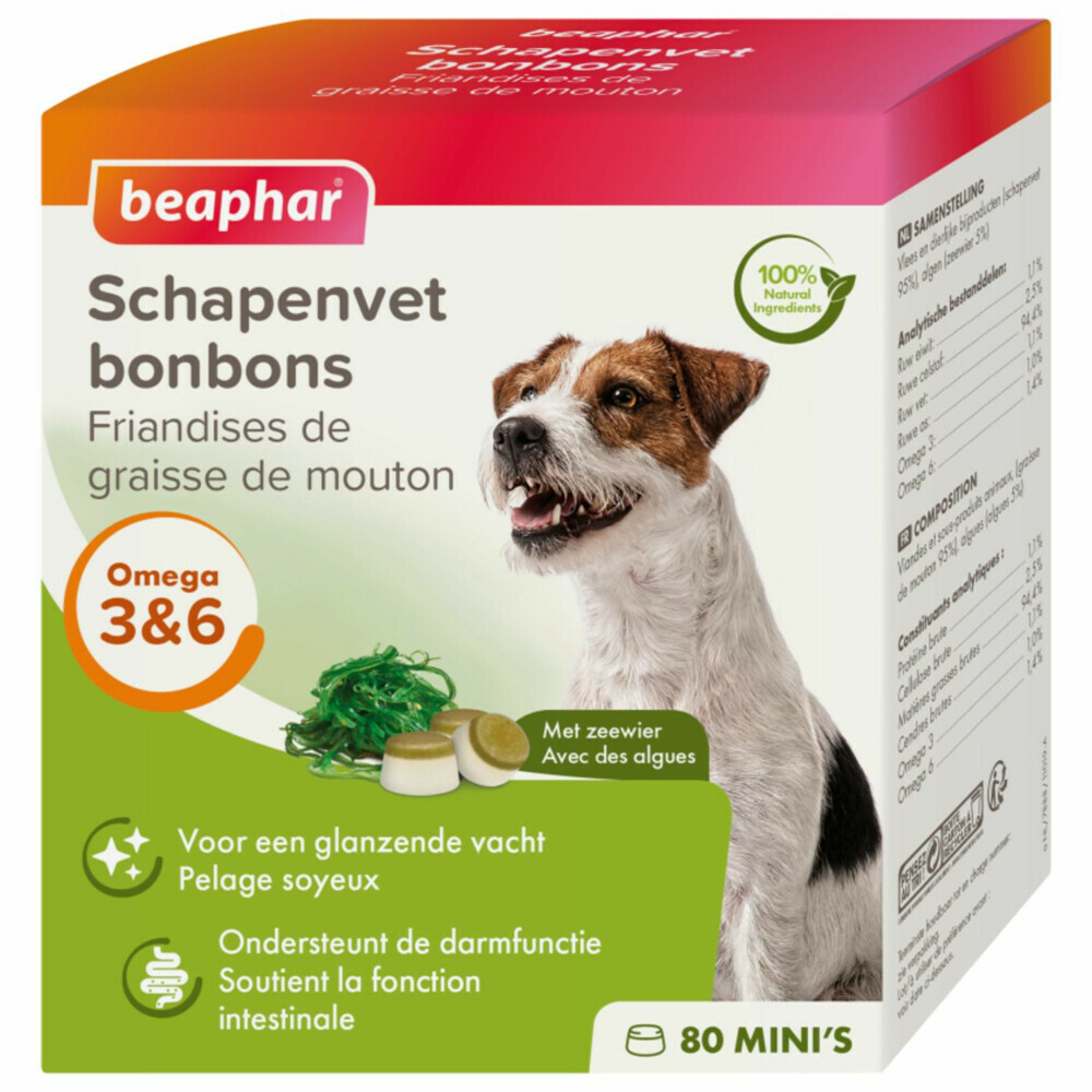 Beaphar Schapenvet Bonbons Mini Zeewier245 gr