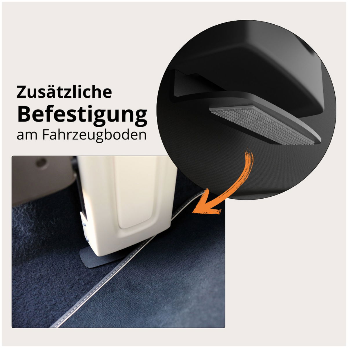 4mybabyOKIDAY Fussstütze beige