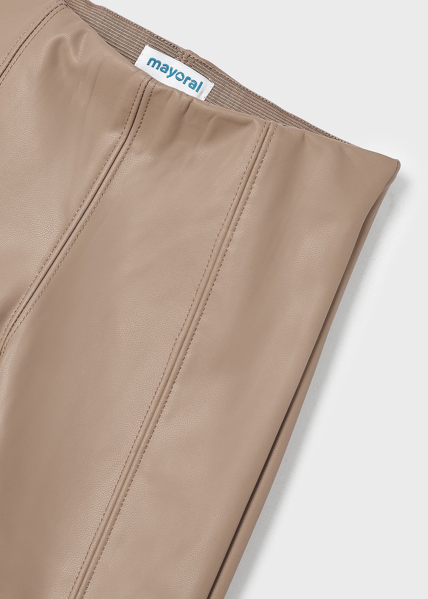 Leggings de couro sintético para meninas