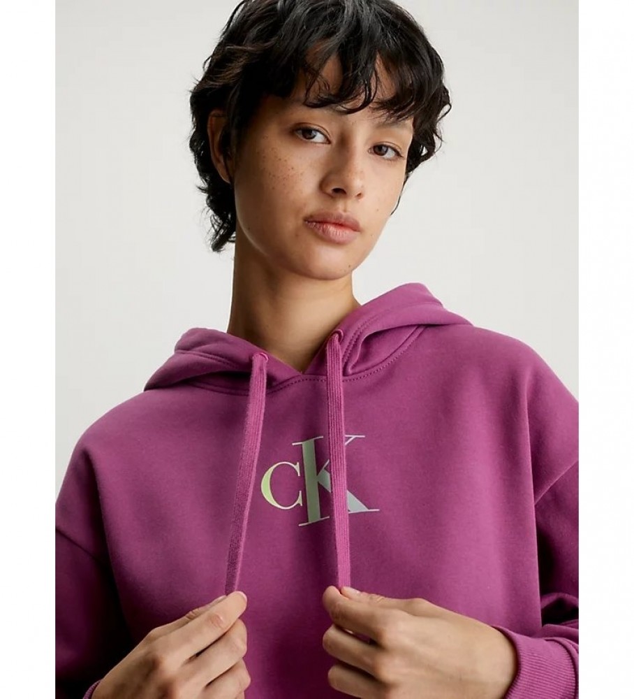 Suéter Calvin Klein Jeans Oversized lilás