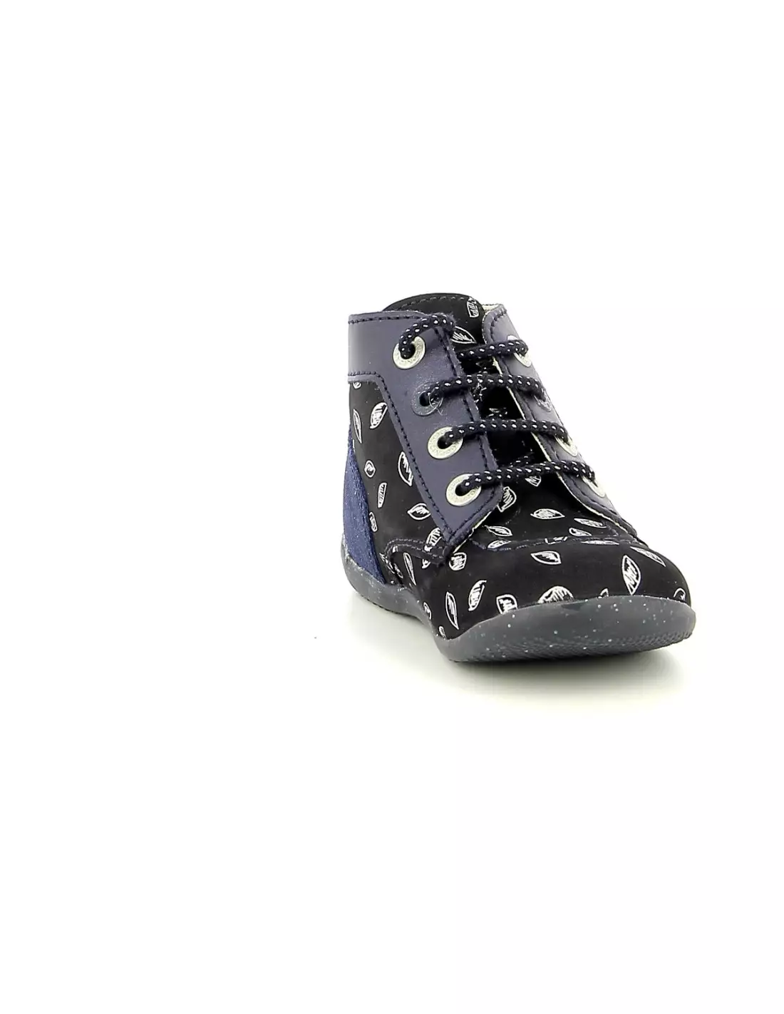KICKERS BONBON - Bottes Marineimprimee