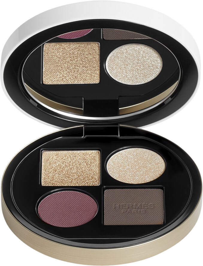 HERMÈS Ombres d'Hermès, powder quartet for the eyes, Ombres Mordorées