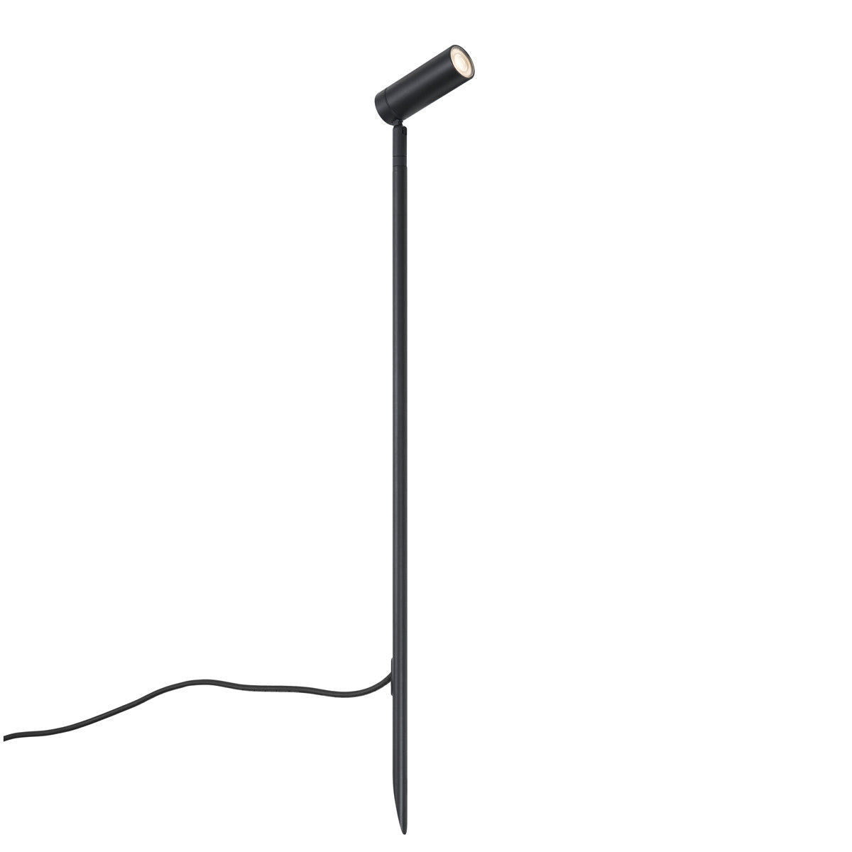 QAZQA Prikspot zwart 80cm incl. LED verstelbaar IP65 incl. snoer en