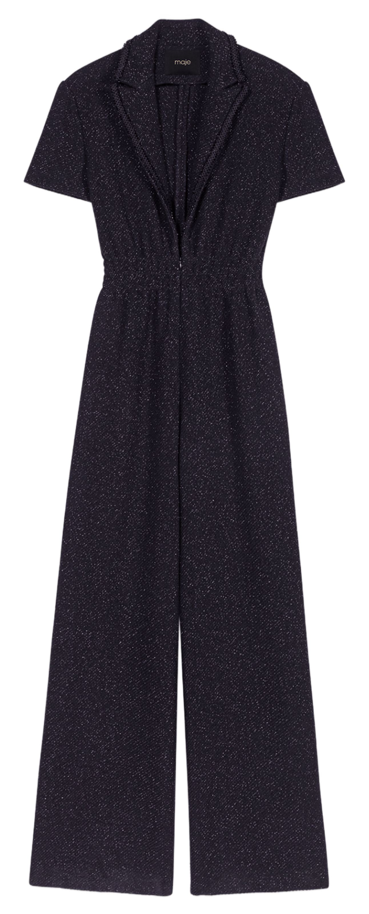 Combinaison à col tailleur | Noir