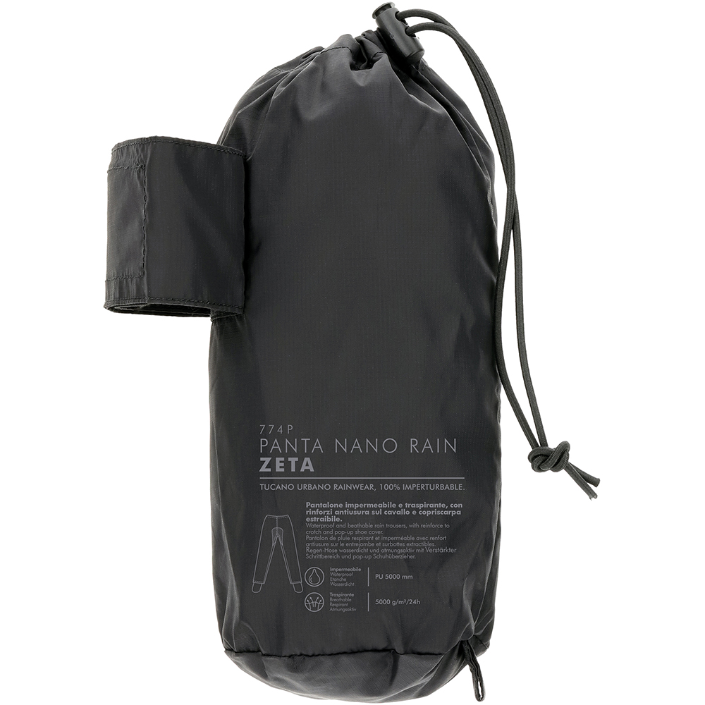 Tucano Urbano - Pantalon Pluie Nano Rain Zeta Noir