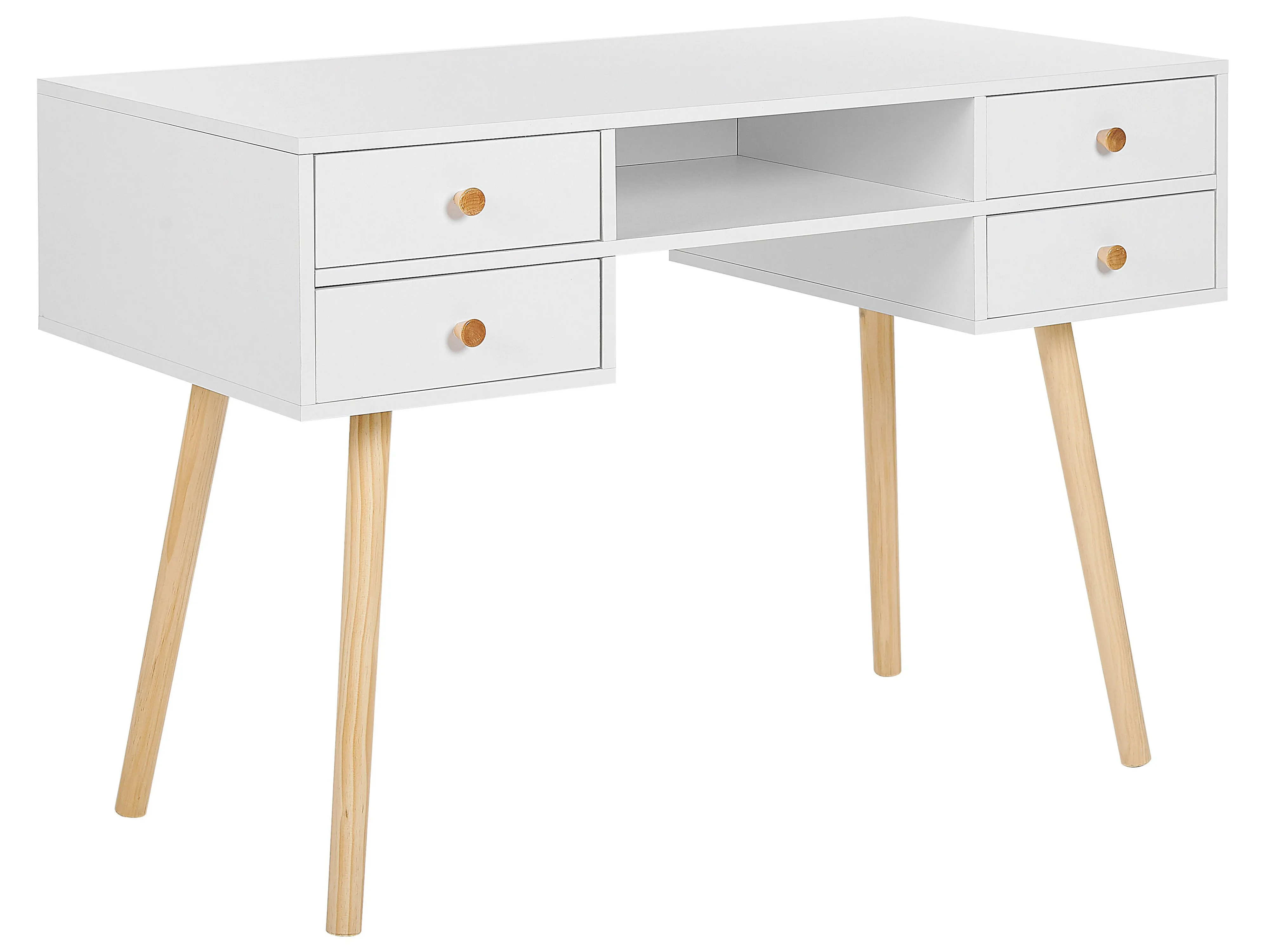 Bureau LEVIN Wit 110 cm 55 cm met lades