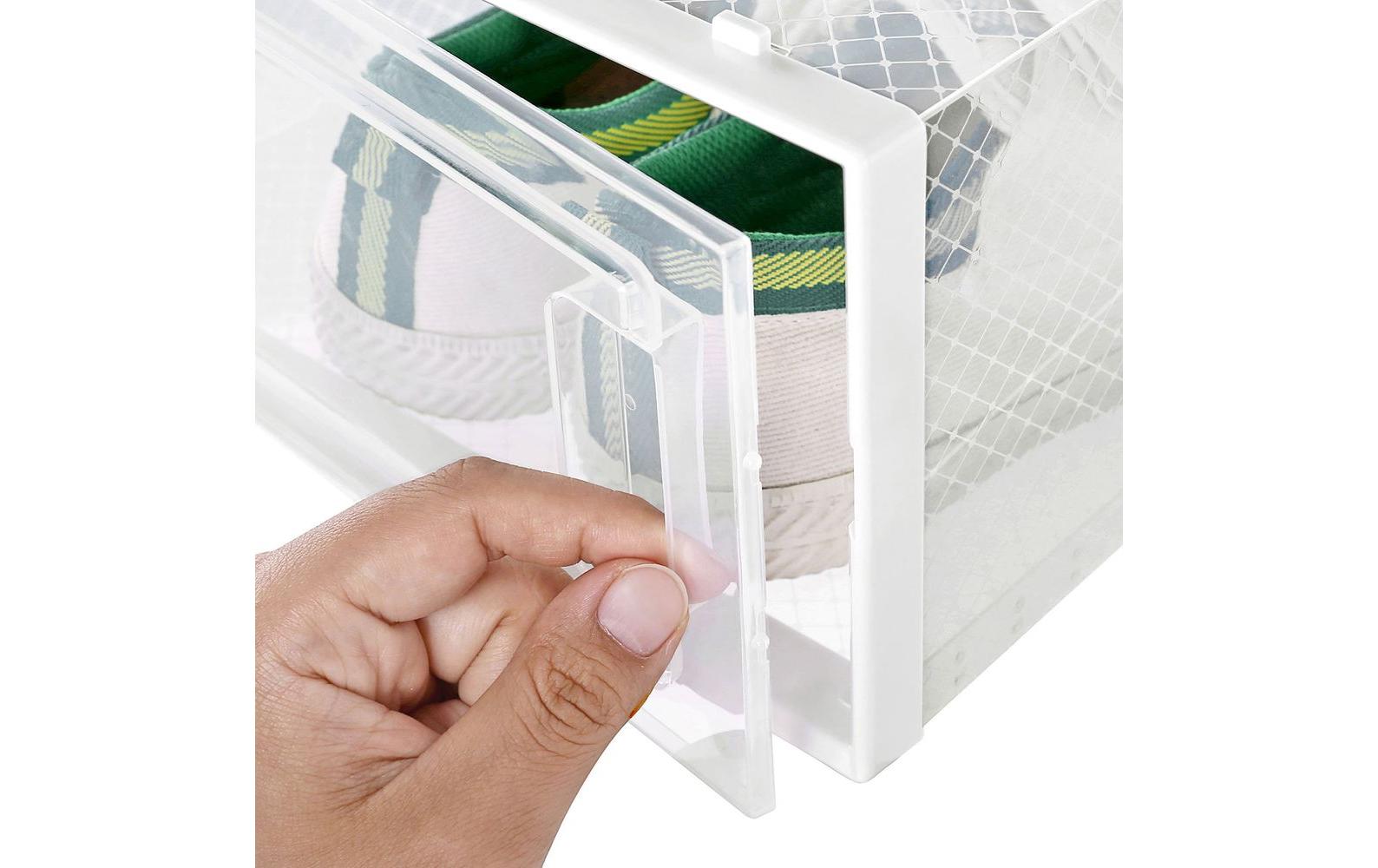 Schuhboxen 23 x 14 cm, TransparentAufbewahrungsboxen für Schuhe