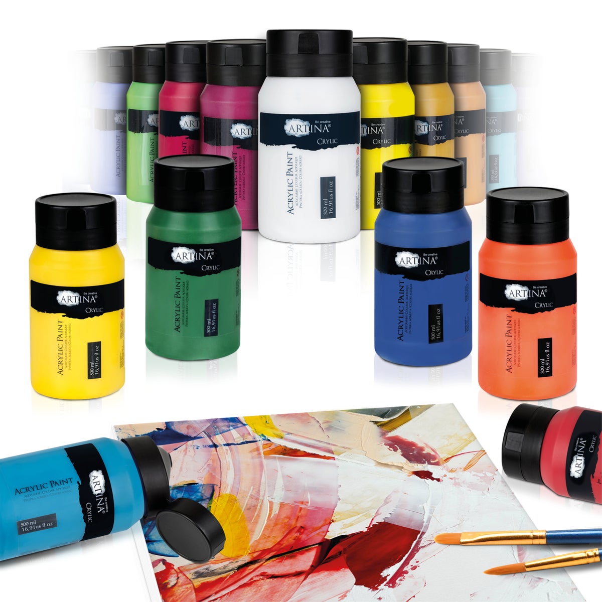 Artina Crylic Acrylverf 500ml (24 stuks)