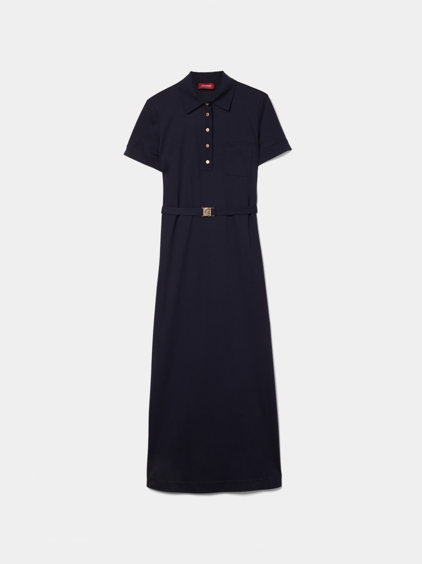 Vestido comprido em algodão