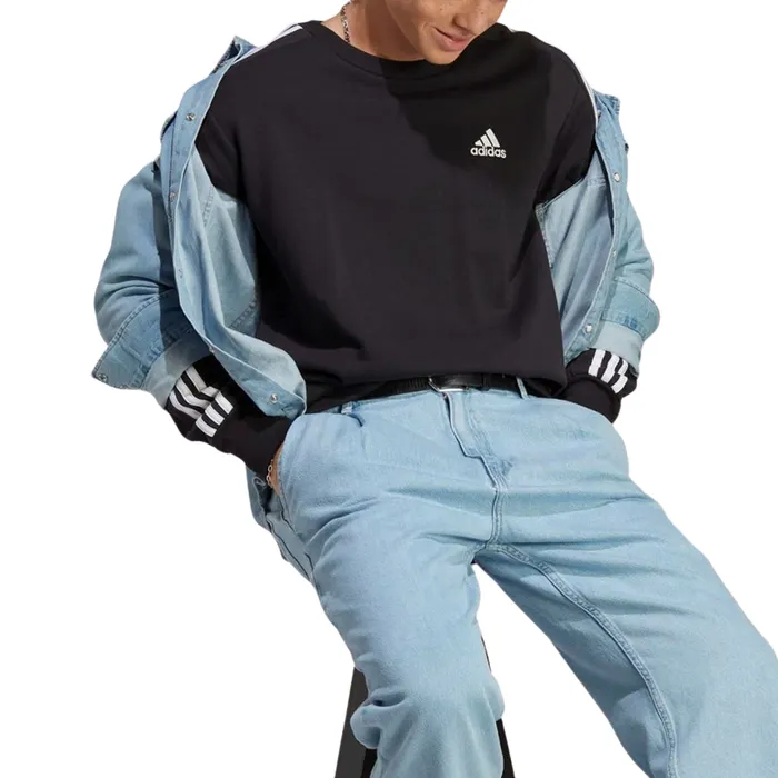 Adidas Essentials French Terry 3-Stripes Sweater Heren