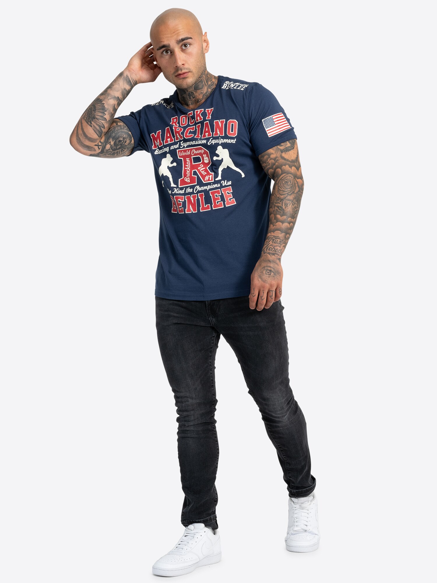 BENLEE Herren T-Shirt schmale Passform GYMNASIUM