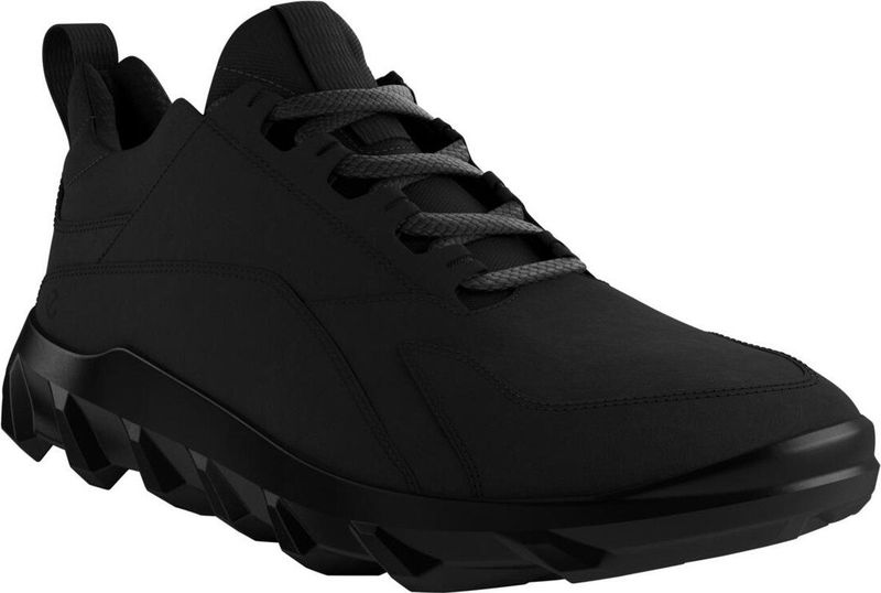 ECCO - MX W Low Lea - Sneaker - Zwart - Nubuck Leer