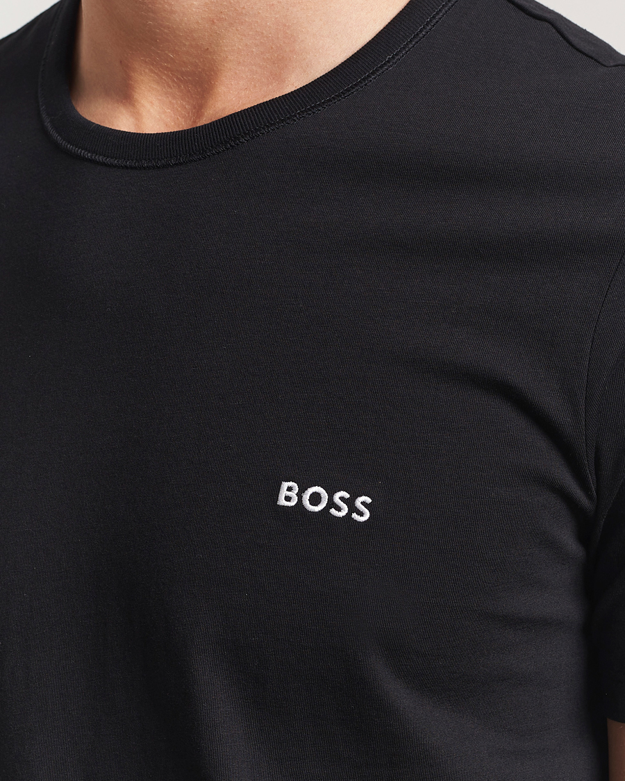BOSS BLACK 3-Pack Crew Neck T-Shirt White/Navy/Black