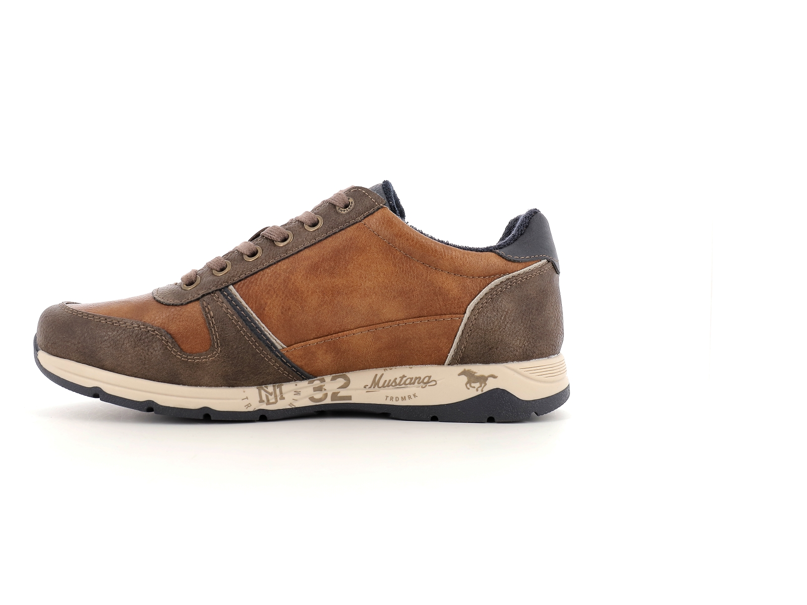 Mustang-4106 306 Synthétique Marron Moyen
