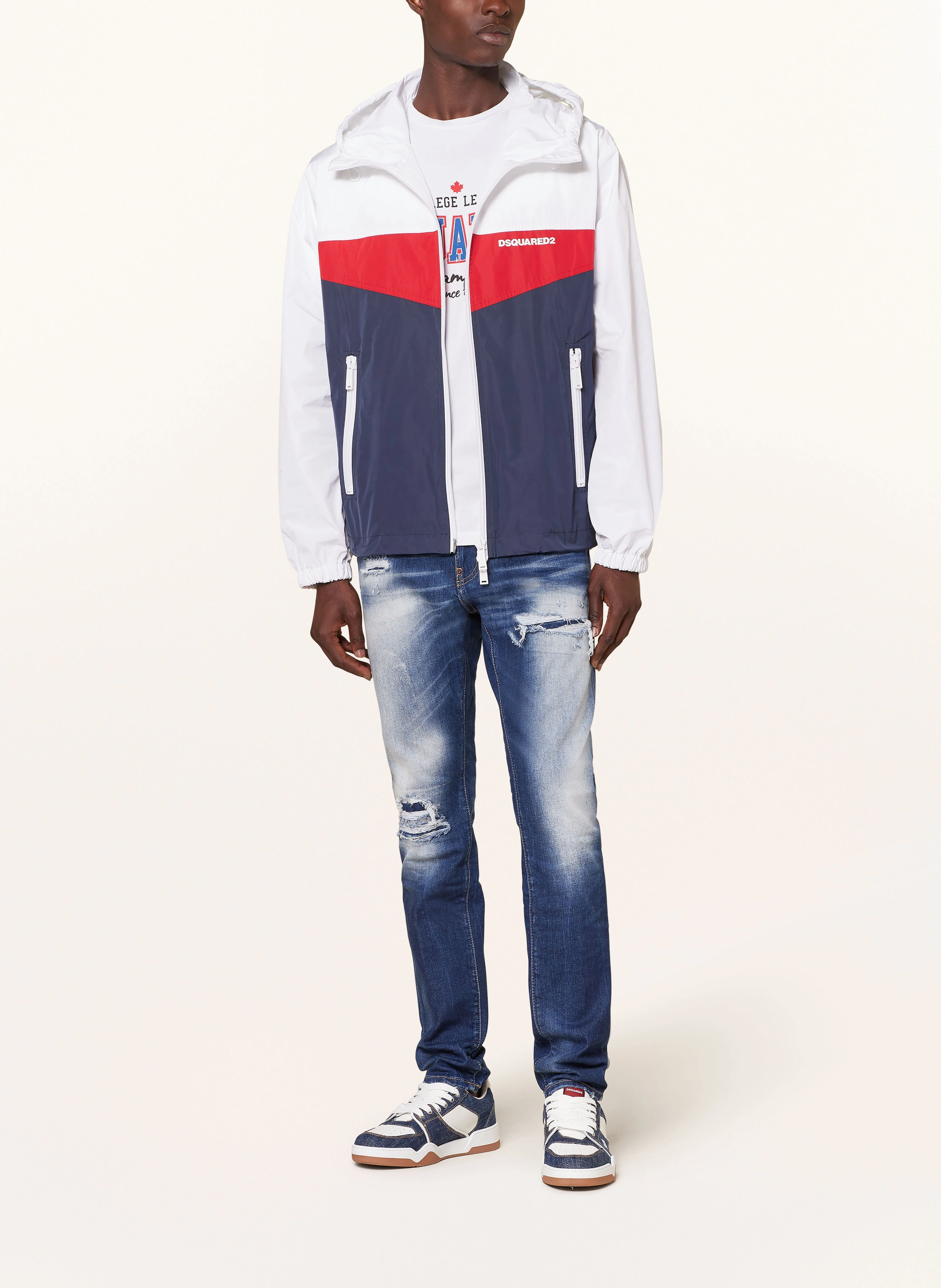 DSQUARED2 Destroyed Jeans COOL GUY Extra Slim Fit