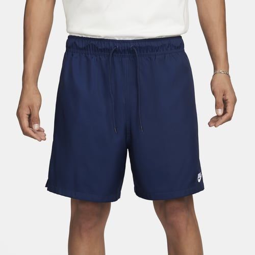 Nike Short Club Woven Flow - Bleu Marine/Blanc