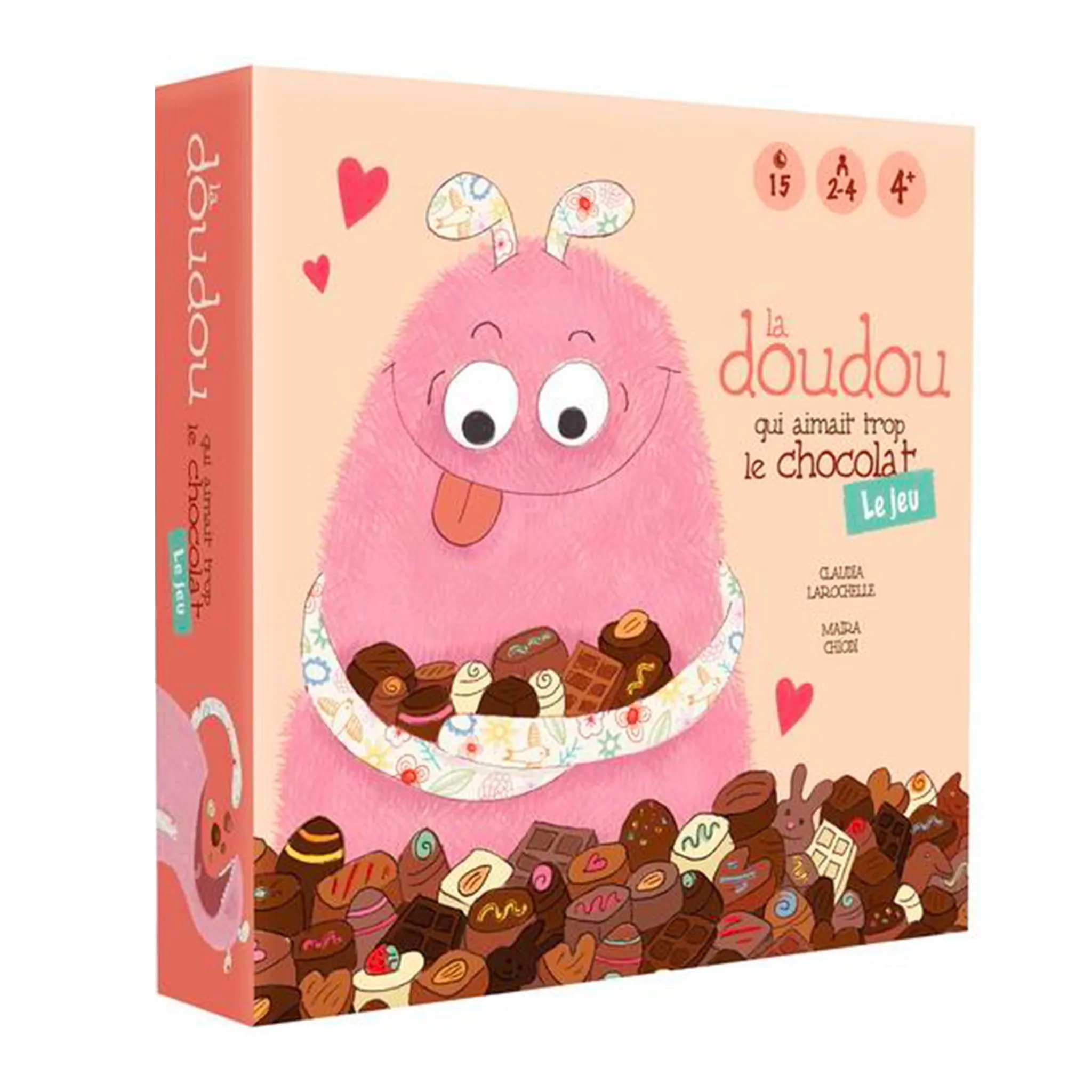 La Doudou Jeu de Société La Doudou qui aimait Trop le Chocolat - Le Jeu